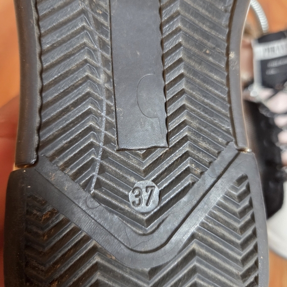 Piranha Low Top Distressed Glittery Leather Casual Sneakers Shoes Size EU 37 - Picture 14 of 16